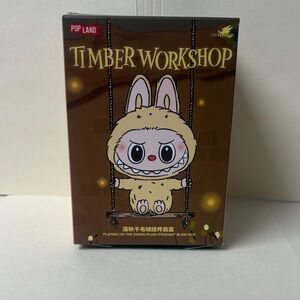 Pop Land Exclusive Timber Workshop Plush Pendant - Purple in Sealed bag